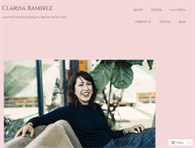 Tablet Screenshot of clarisa-ramirez.com